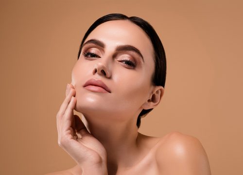 Photo of a woman with wrinkle-free skin after BOTOX® Cosmetic treatments