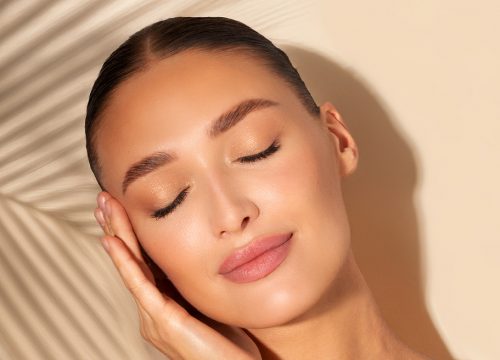 Photo of a woman with great skin after a PRP Facial